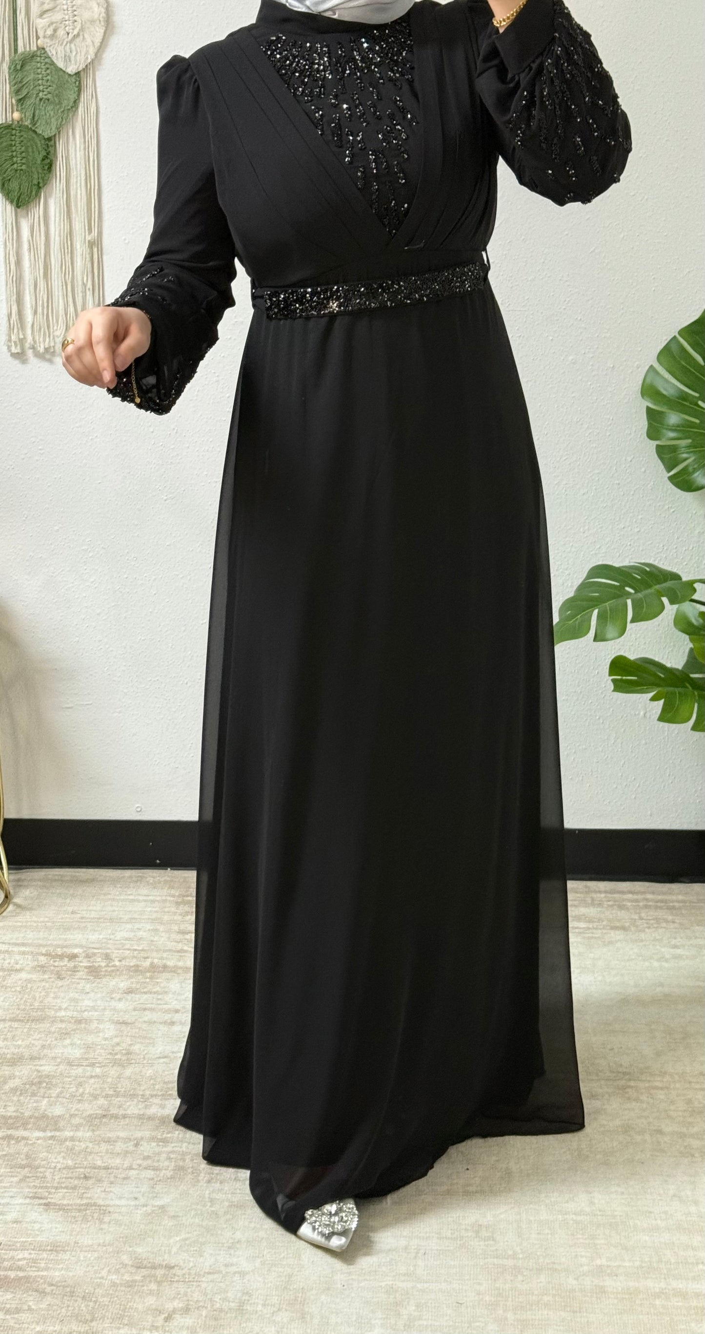 Modern sparkle dress