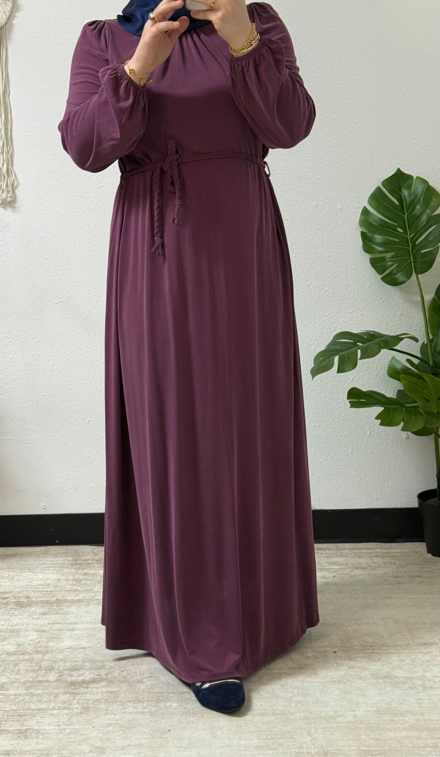 Braided Accent Dress