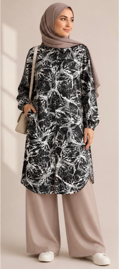 Linen Forest Print Shirt