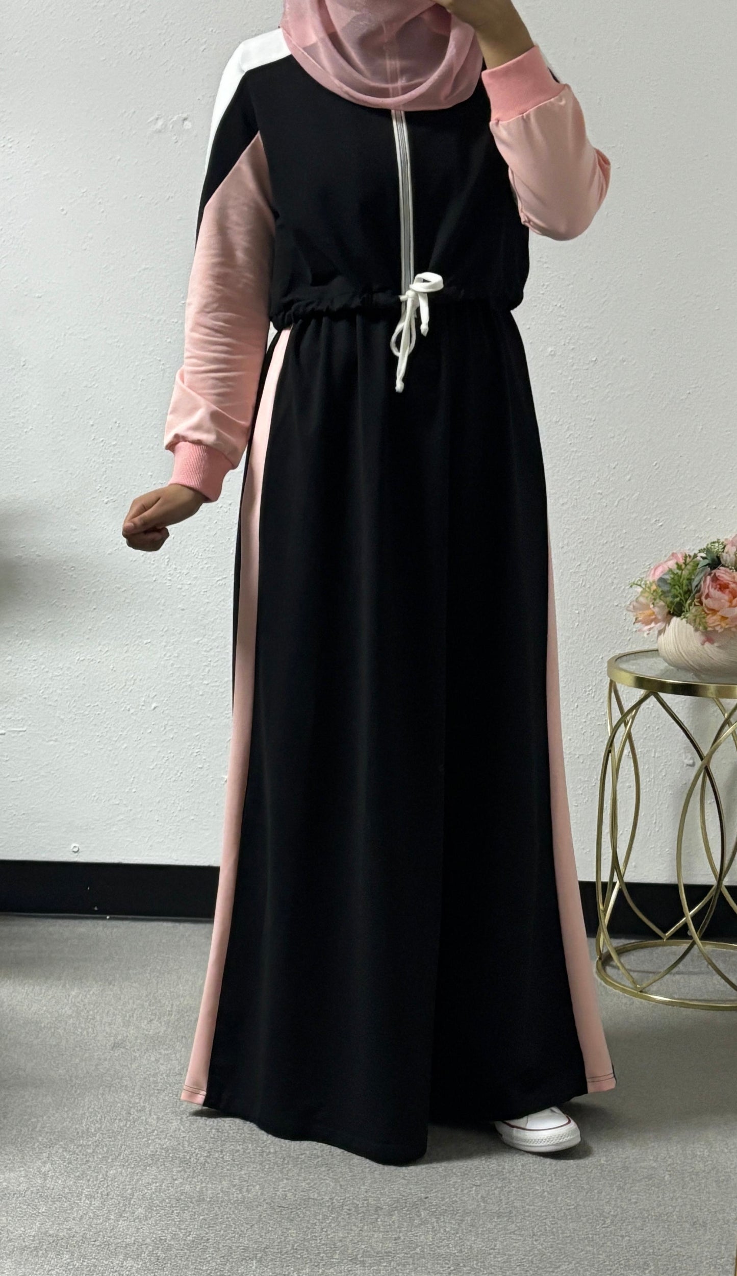 Sporty dress with jacket