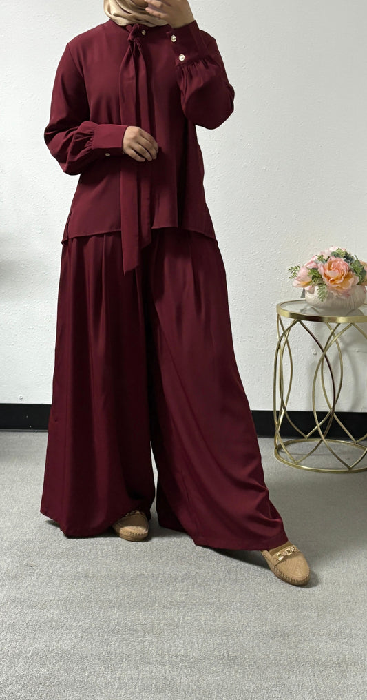 Two-pcs neck tie set