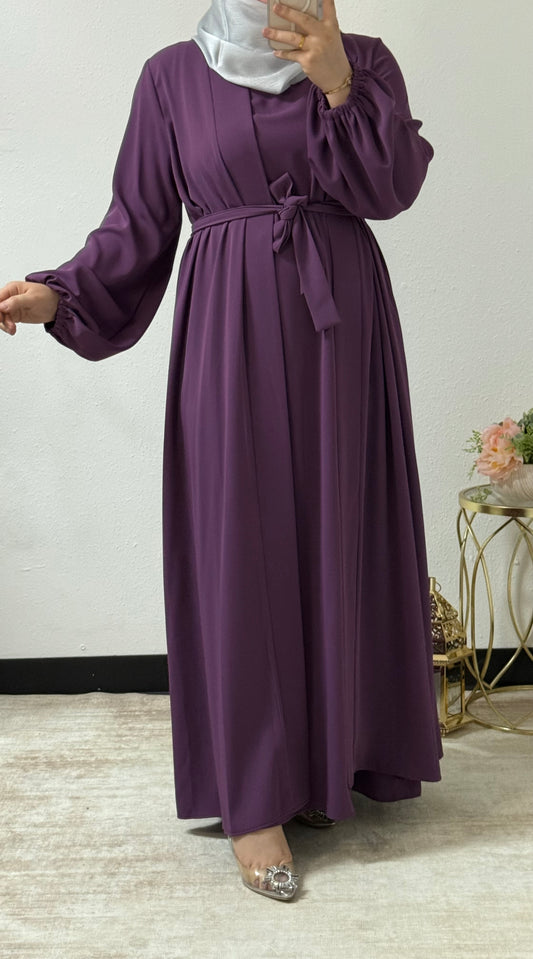 Two-pieces basic abaya set