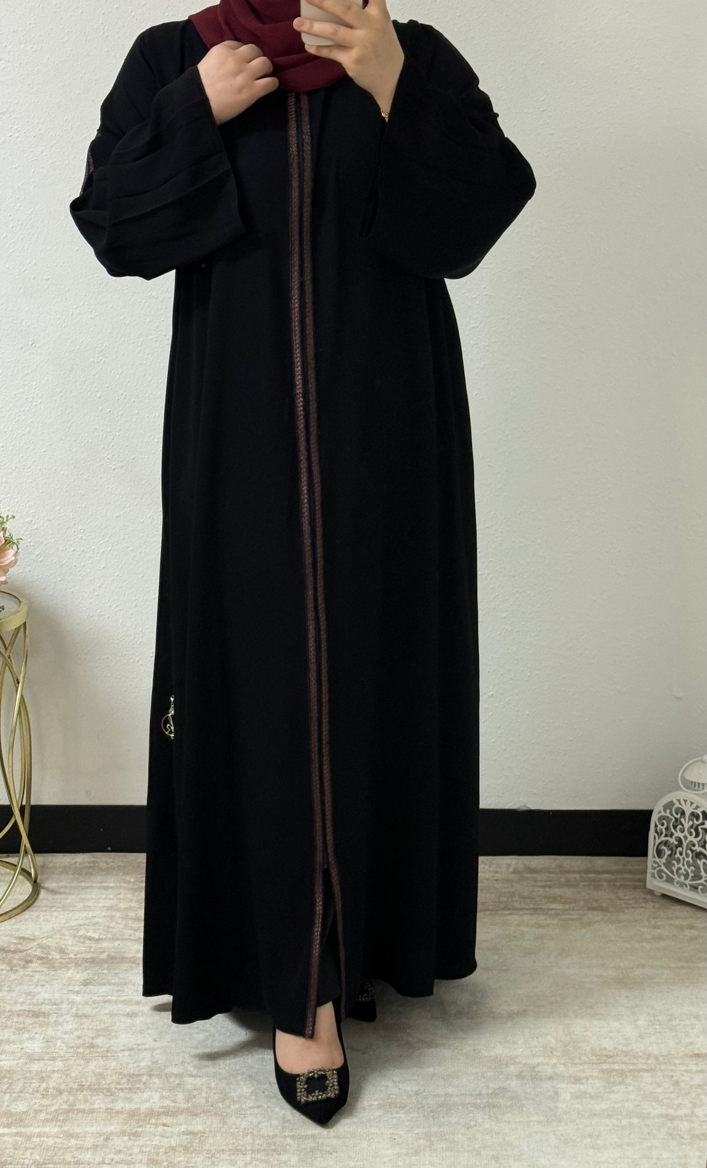 Shimmer Lace Abaya