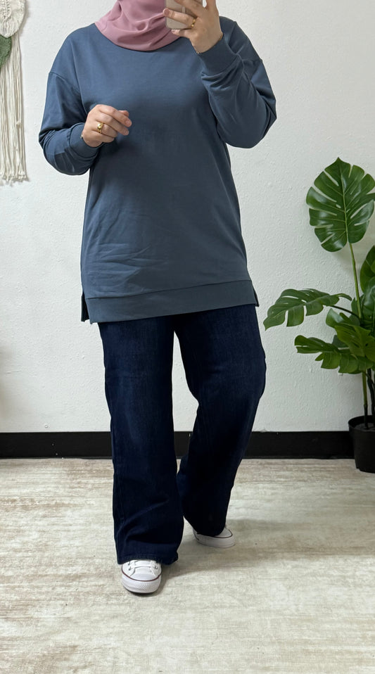 Simple Cotton Sweatshirt