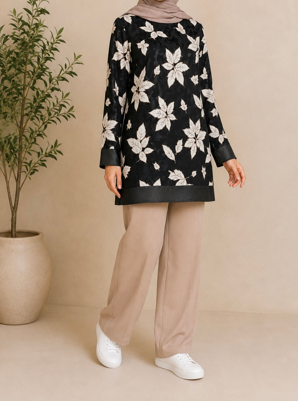 Textured Print Shirt