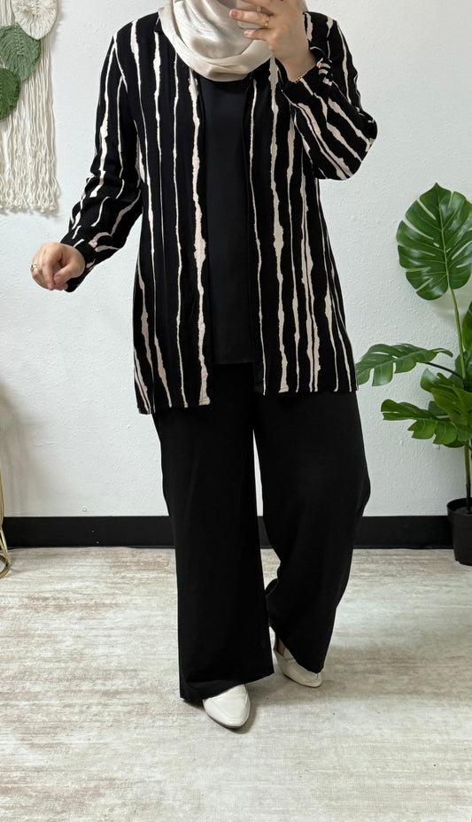 Three-Pcs Zebra Print Set