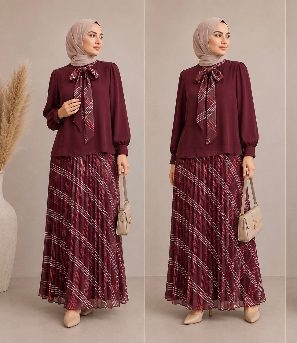Chiffon Skirt Set