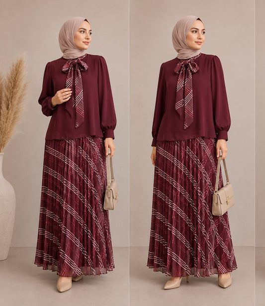Chiffon Skirt Set
