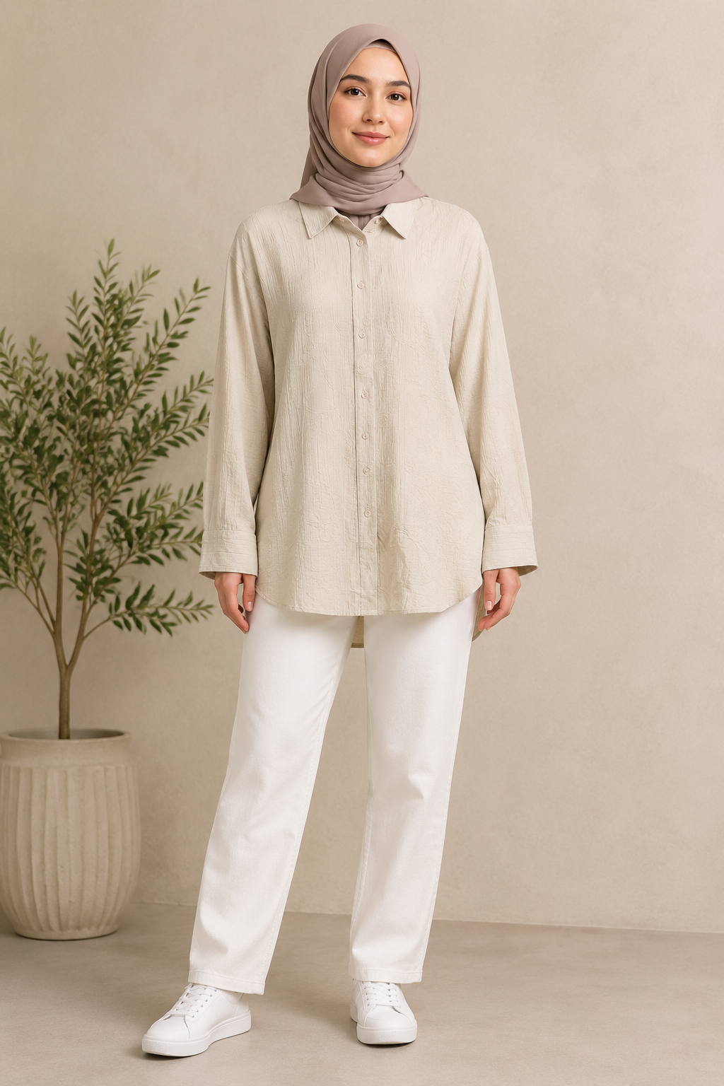 Cotton Engraving Shirt