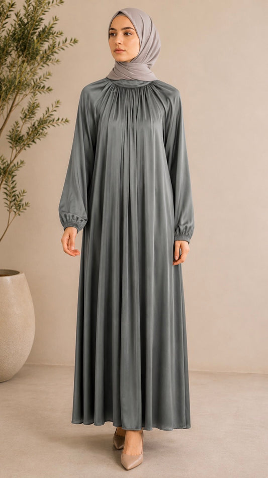 Chic High Neck Dress