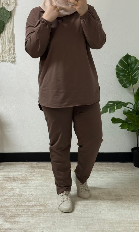 Collar Button Tracksuit