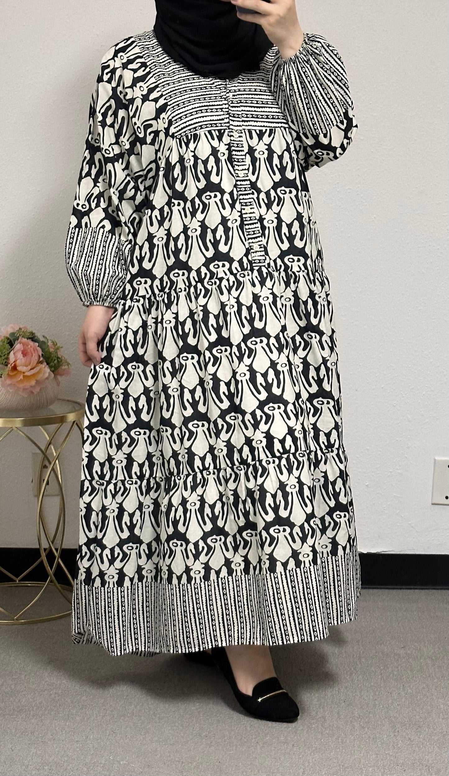 Daily wear printed cotton dress