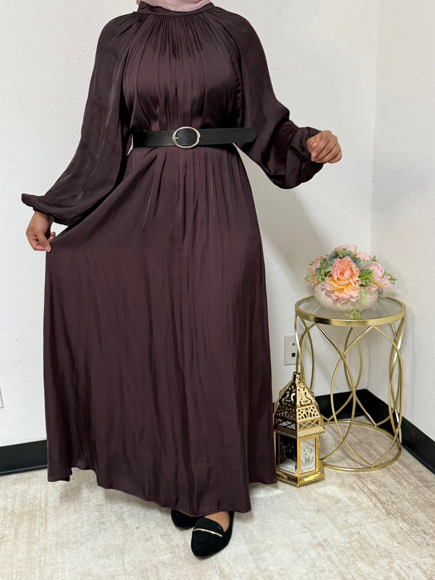 Chic High Neck Dress