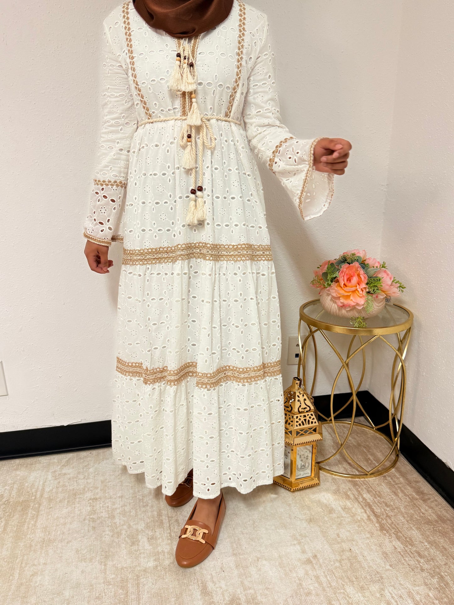 Bohemian Delicate Off-White Dress