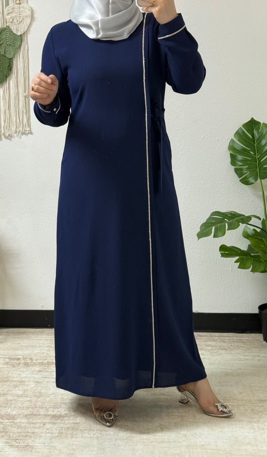 Beaded chiffon dress