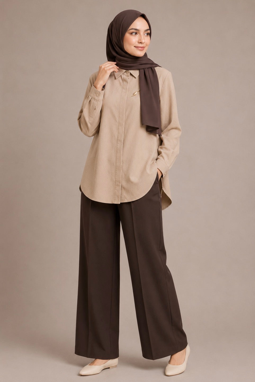 Collared Silk Shirt