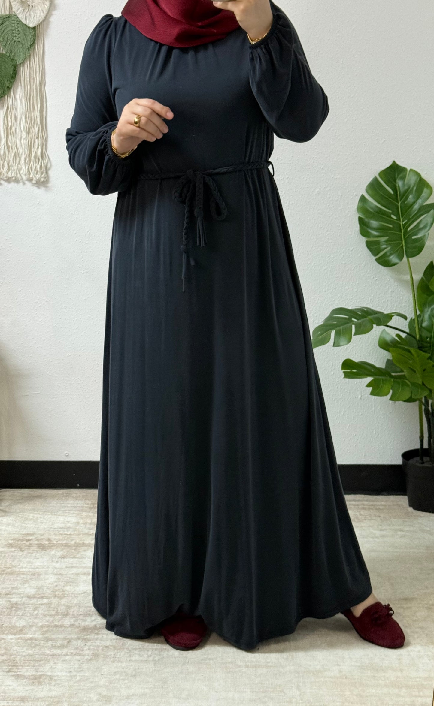 Braided Accent Dress