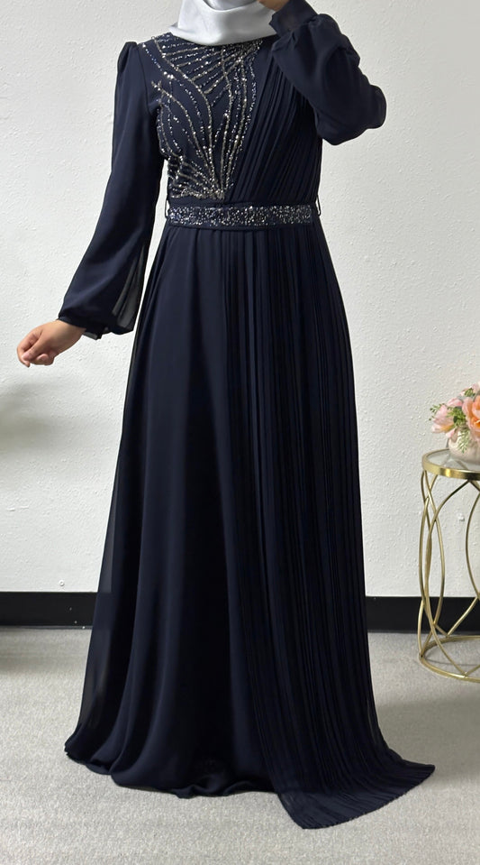 Intricate detail chiffon dress