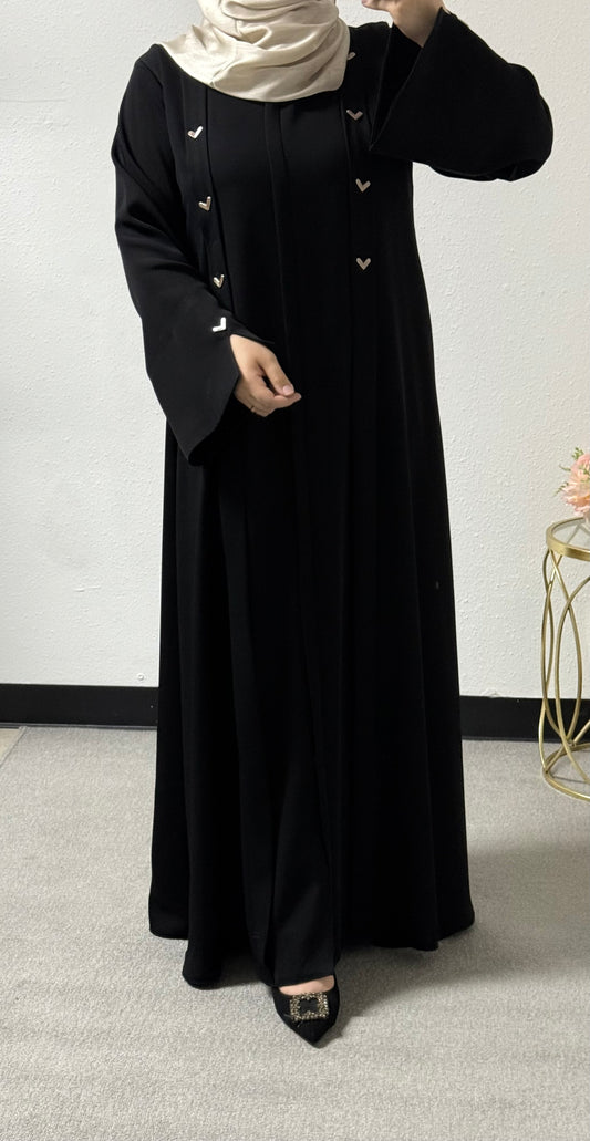 Heart detail abaya