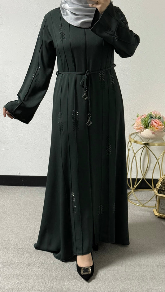 Beaded abaya