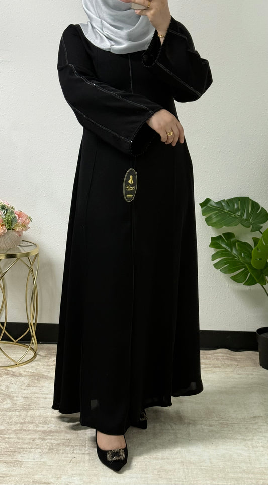 Simple Sophisticated Lace Abaya