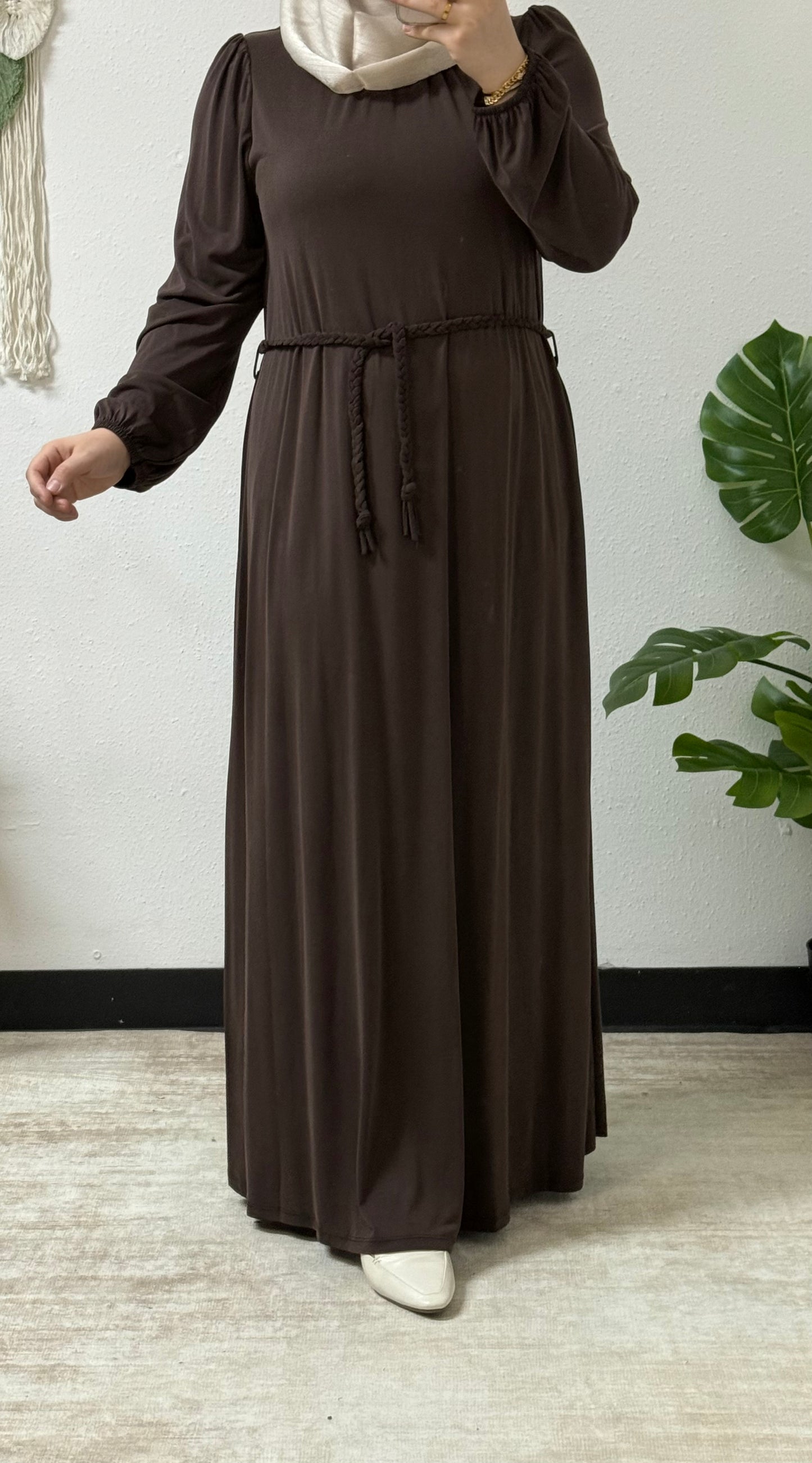 Braided Accent Dress