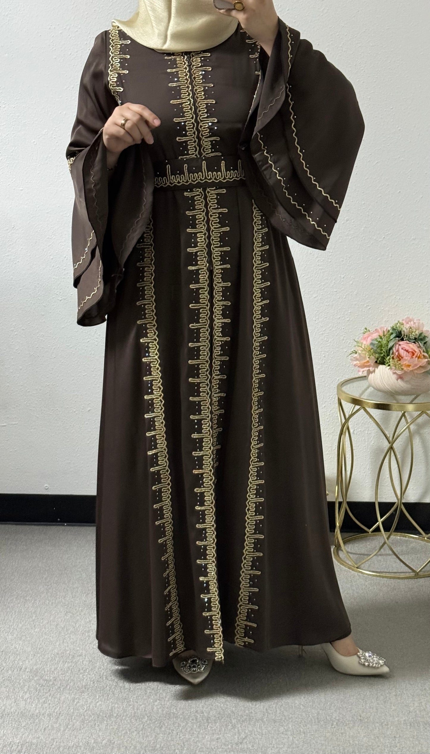 Eid embroidered abaya