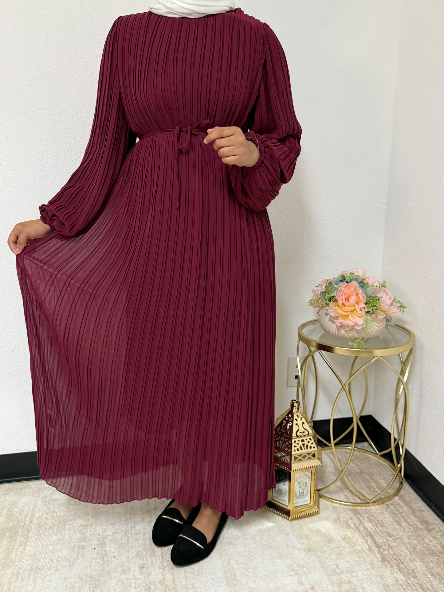 Modest Crinkle Dress