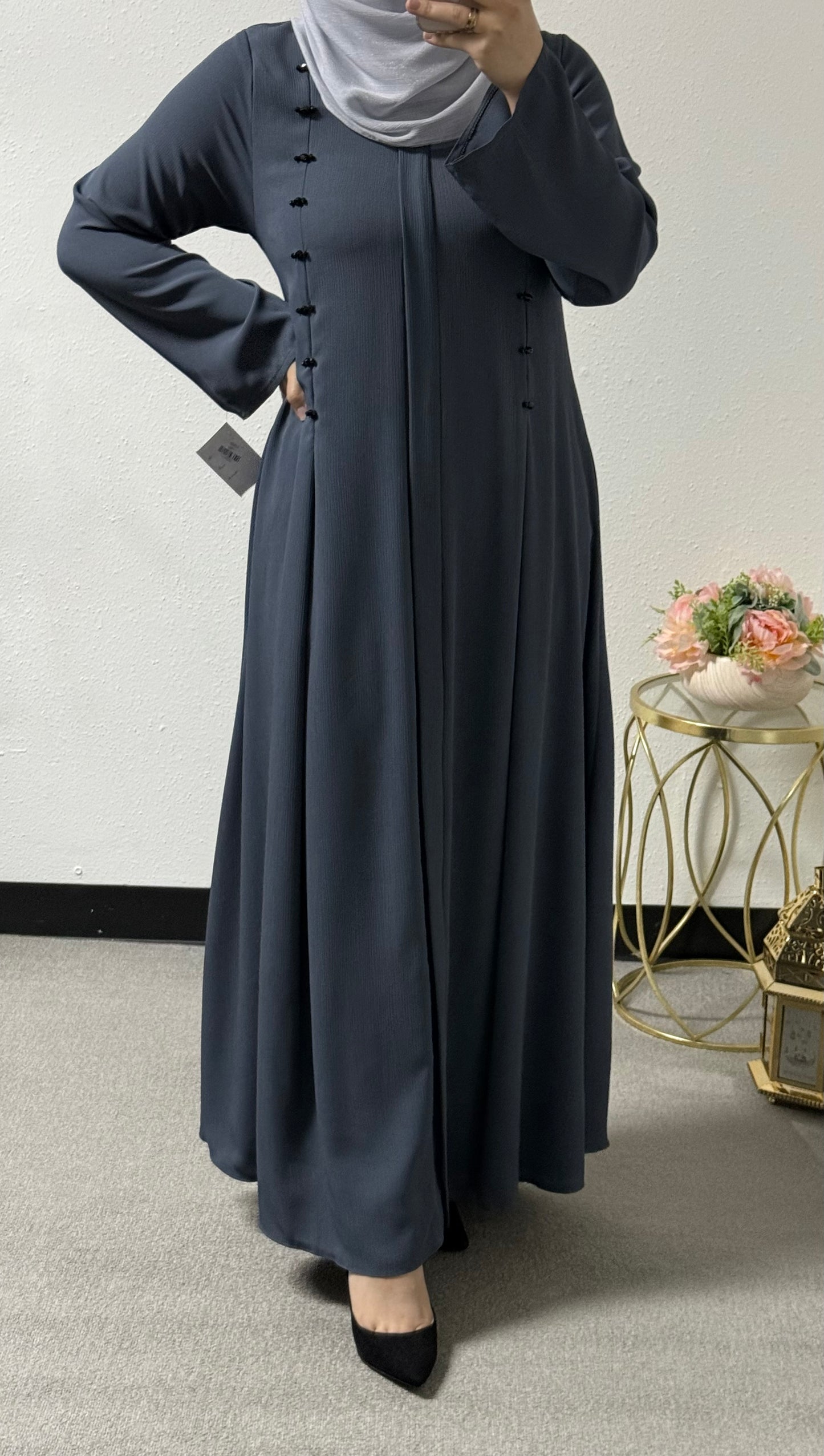 Colorful elegant abaya