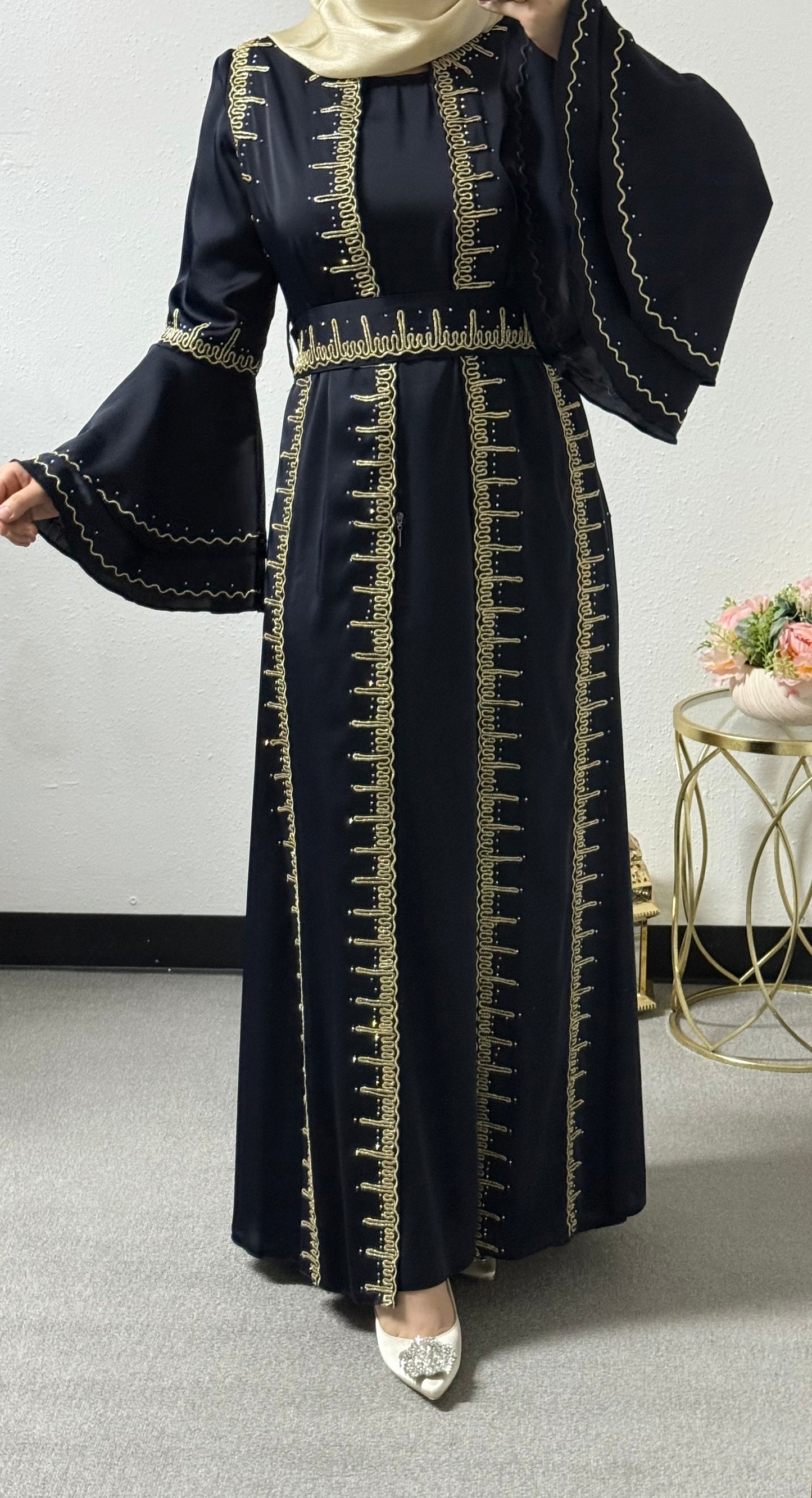 Eid embroidered abaya