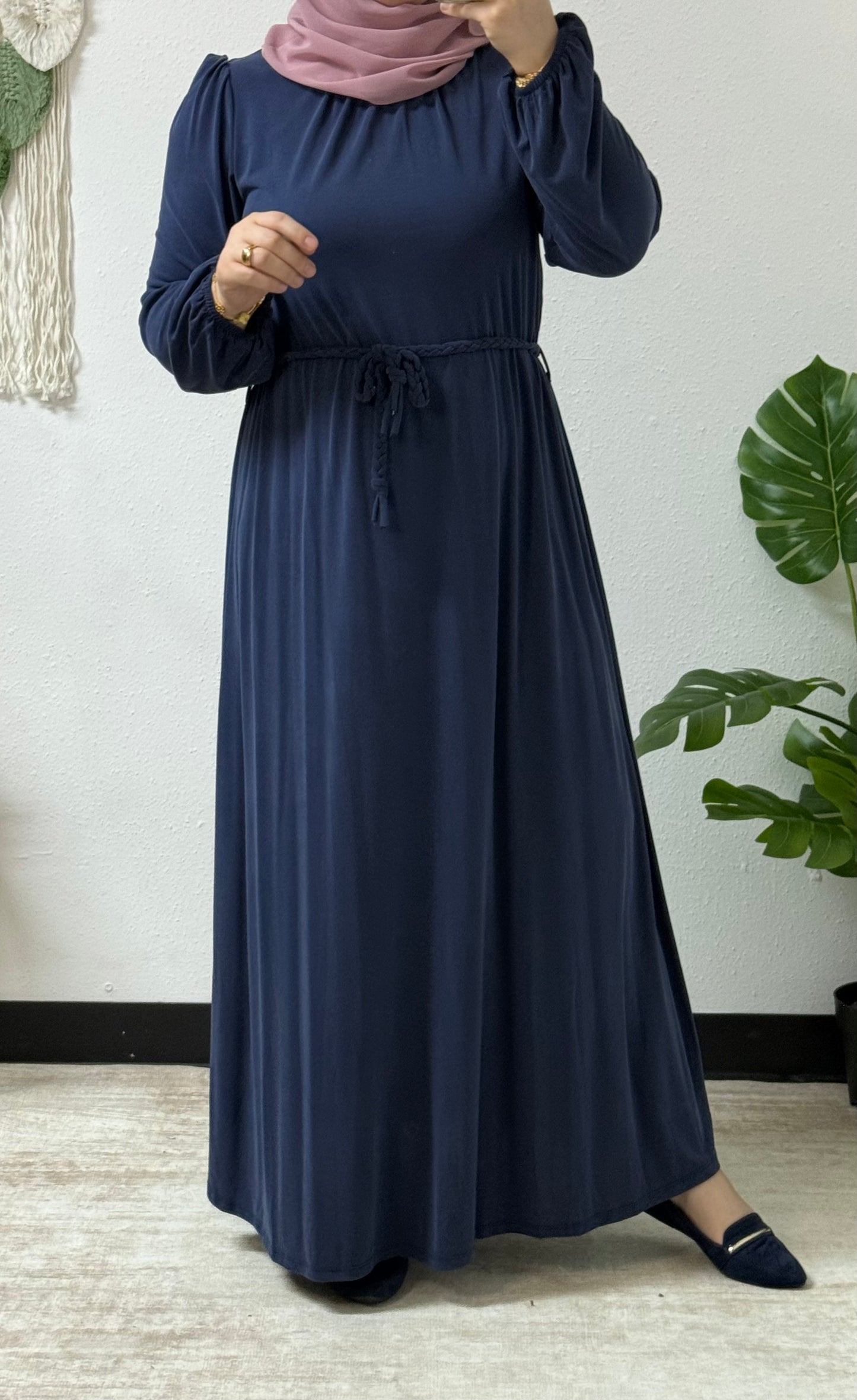 Braided Accent Dress