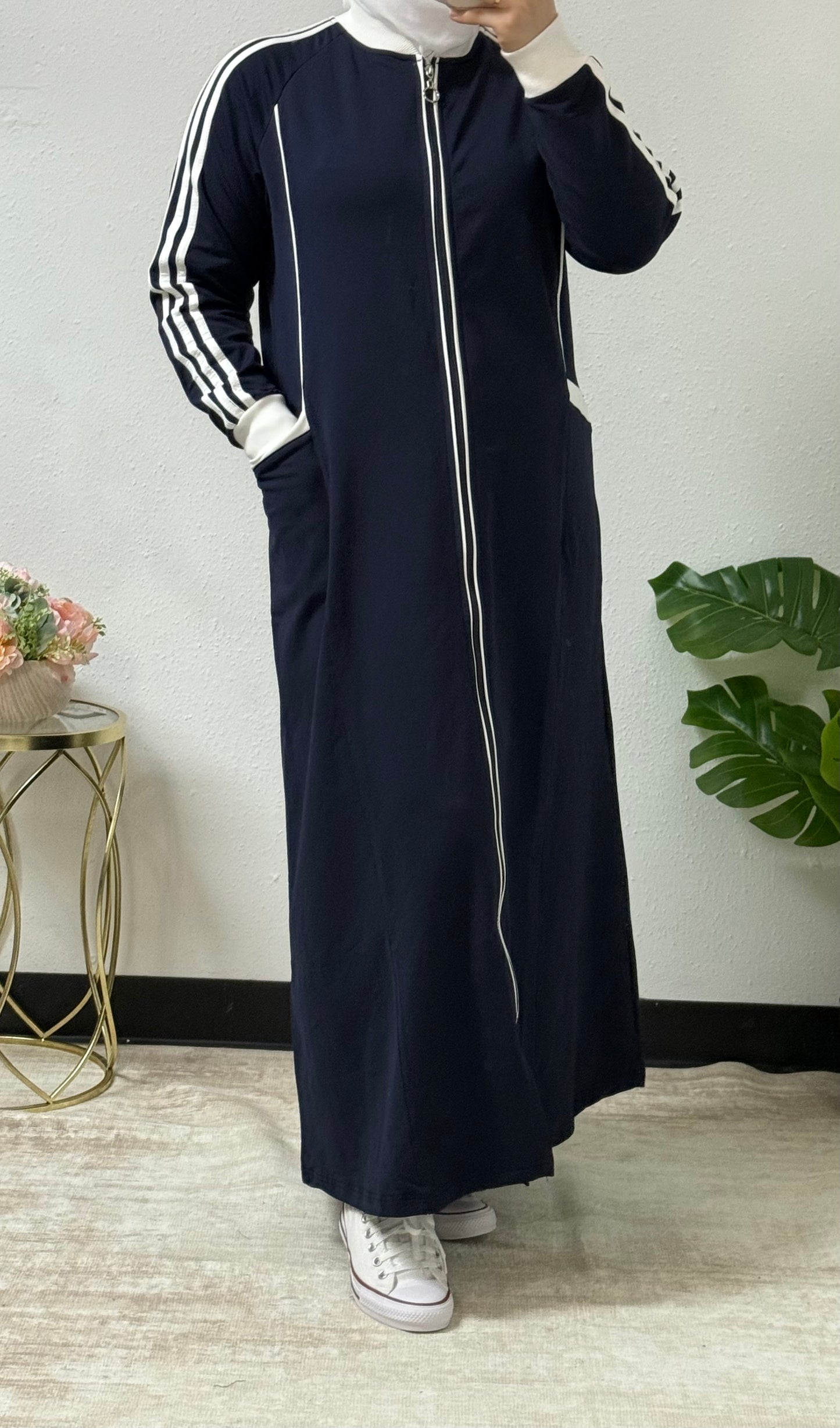 Sport Luxe Zip Dress