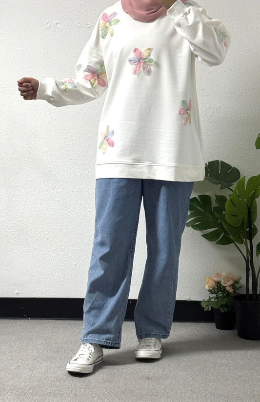 Flower sweatshirt
