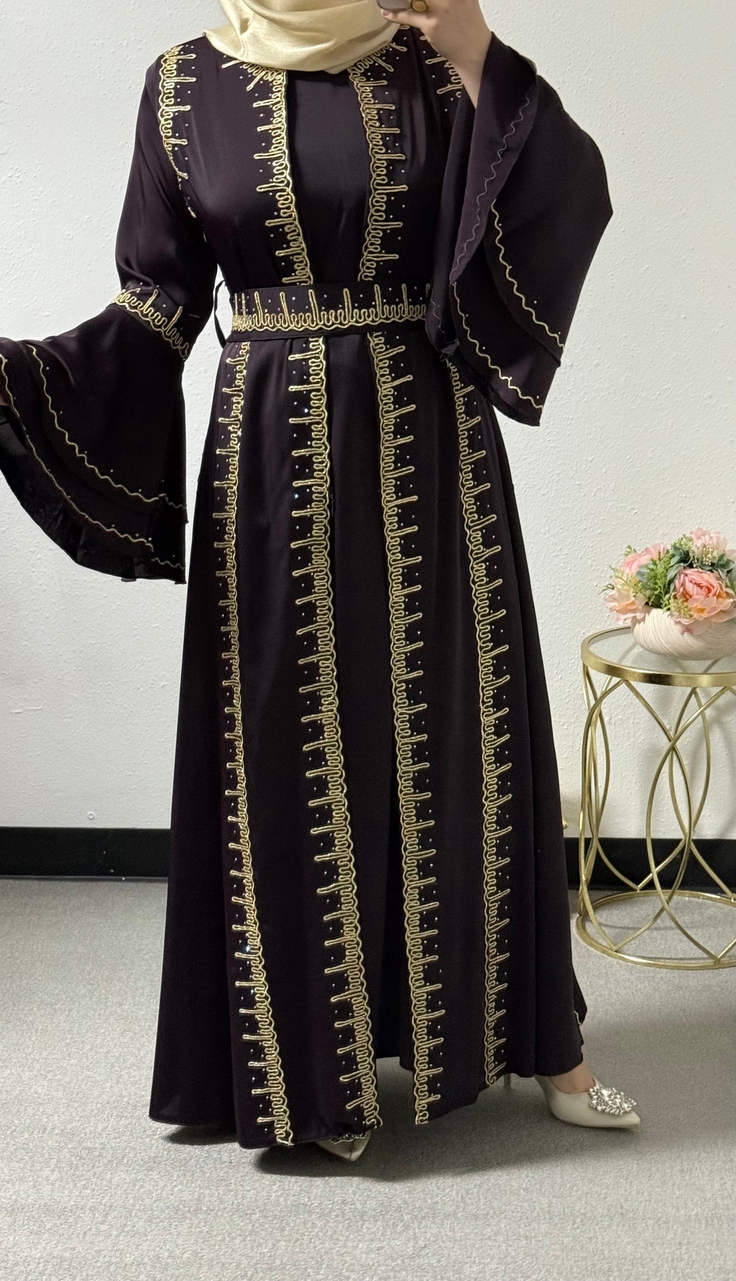 Eid embroidered abaya