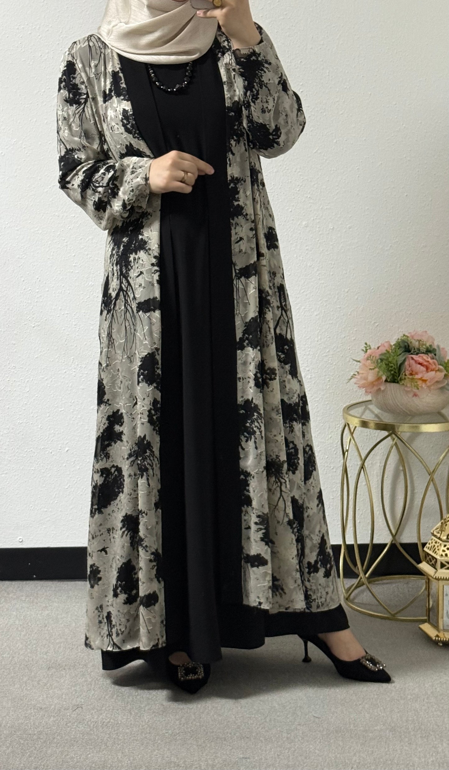 Plus size abaya