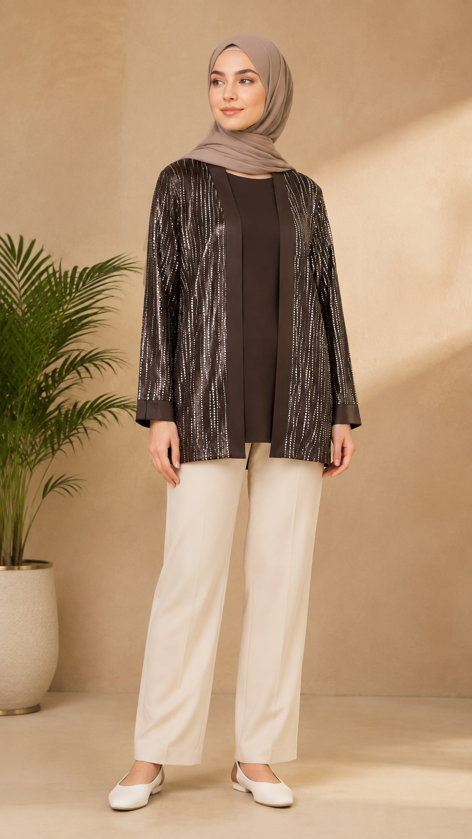 Two Piece Silk Shirt