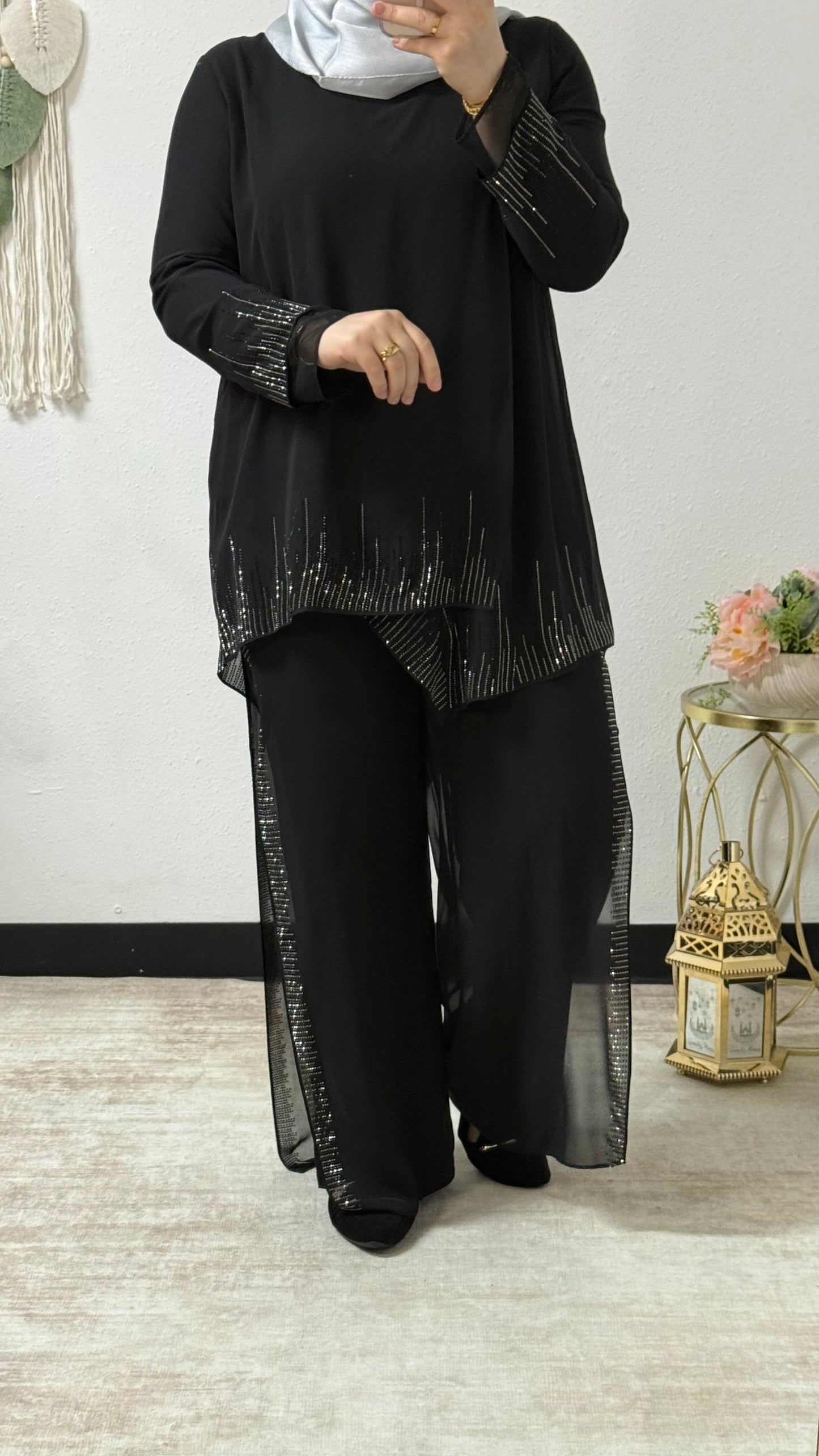 Modern chiffon set
