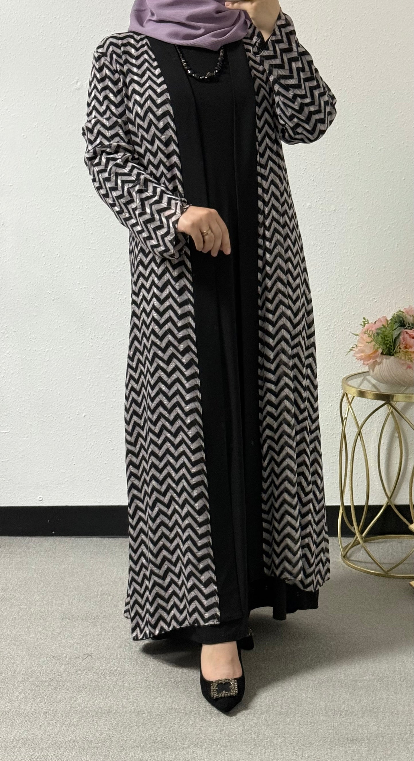 Two piece abaya( plus sizes)