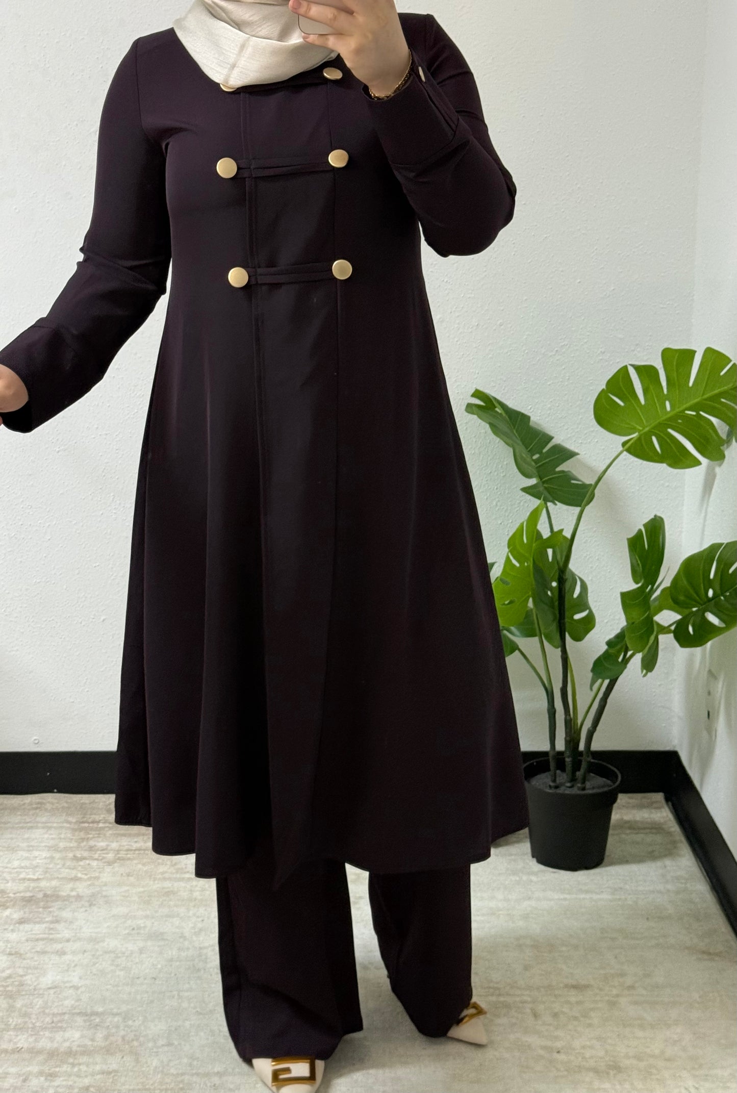 Copper Button Accent Set