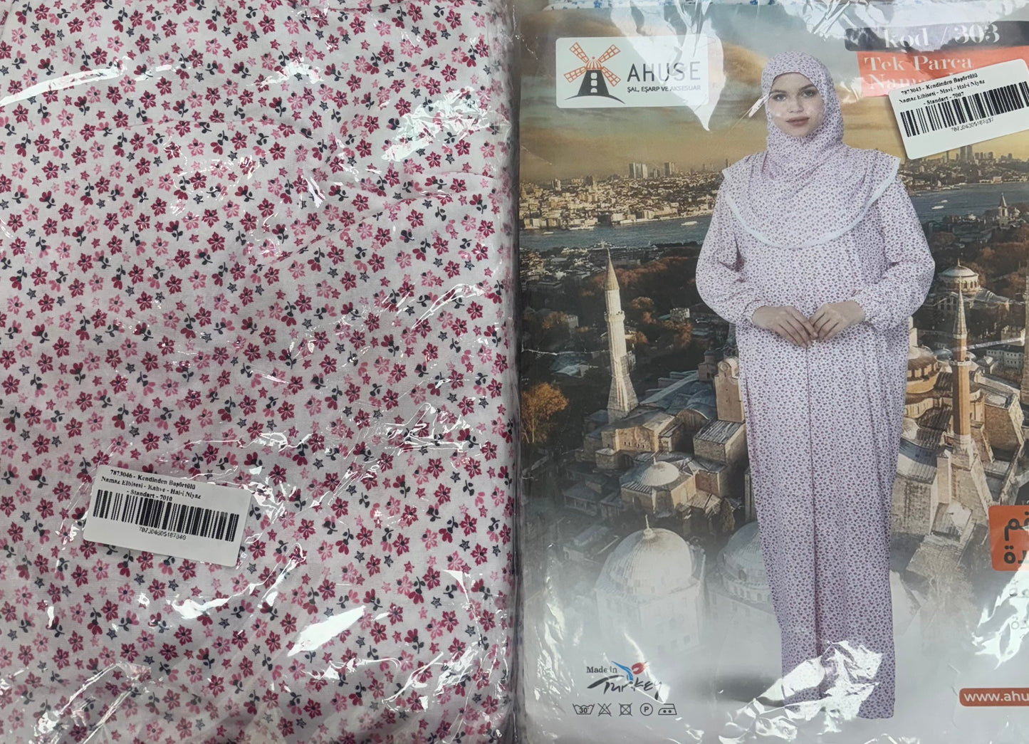 Floral print prayer clothes