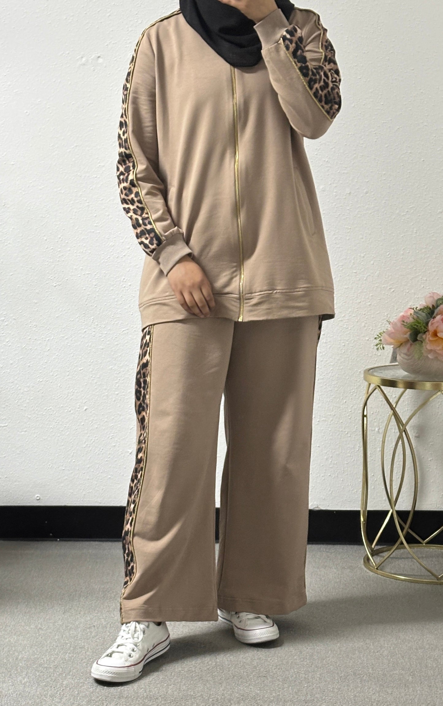 Leopard print set
