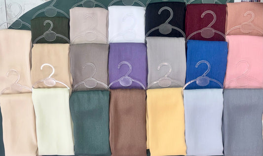 Shimmer chiffon hijab