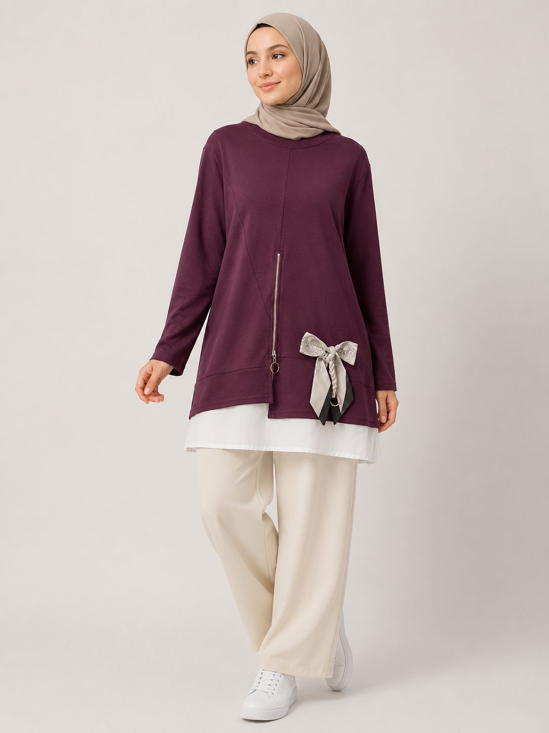 Bow Detail Sweatshirt