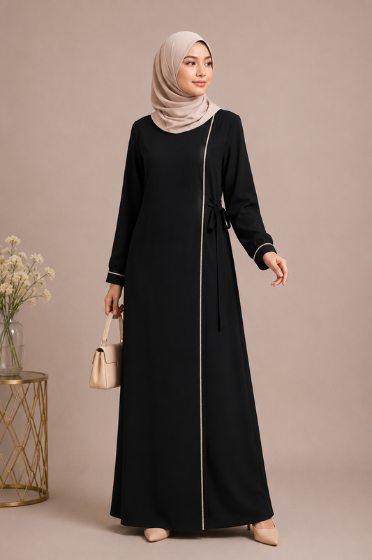 Beaded chiffon dress