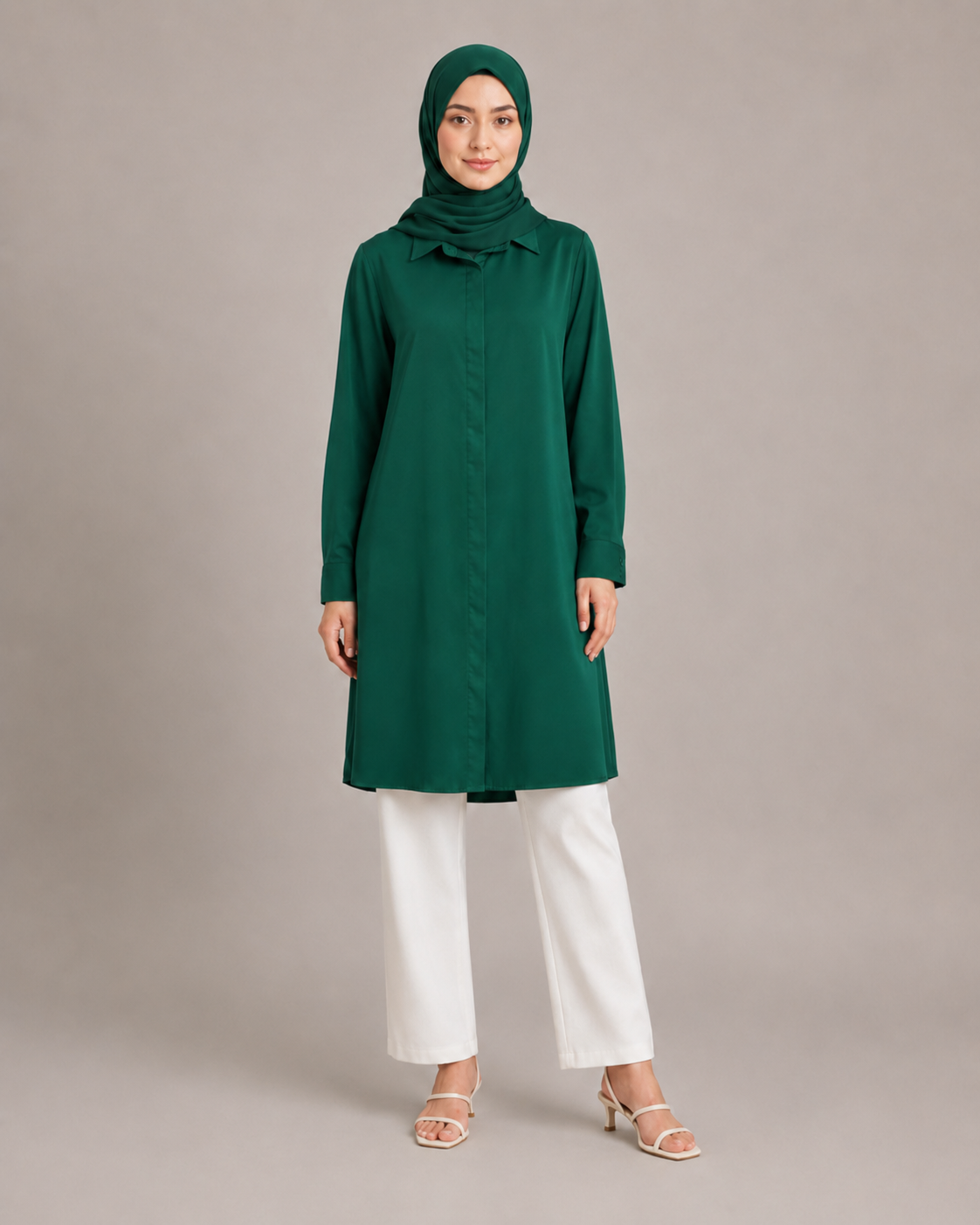 Business Casul Long Shirt