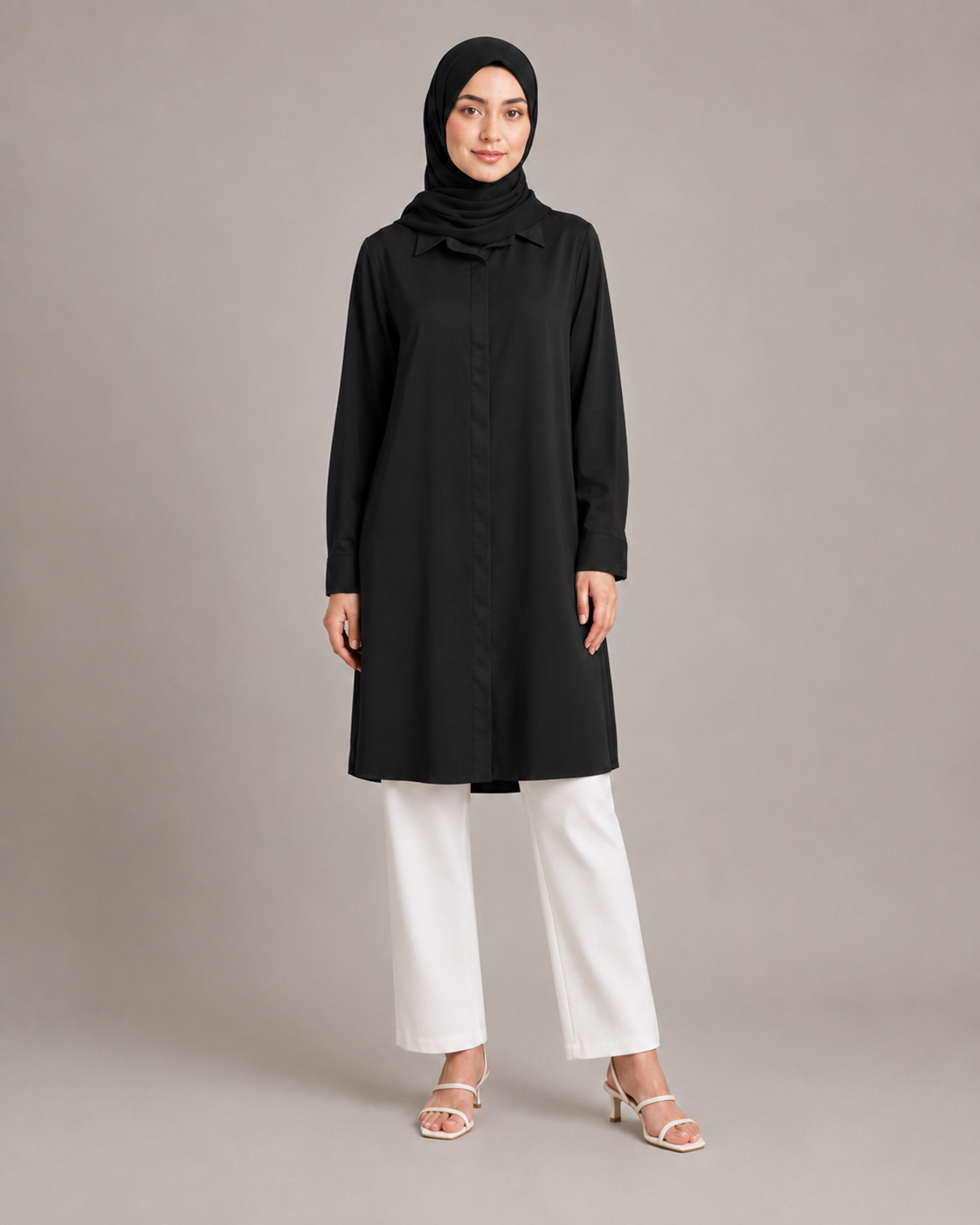 Business Casul Long Shirt