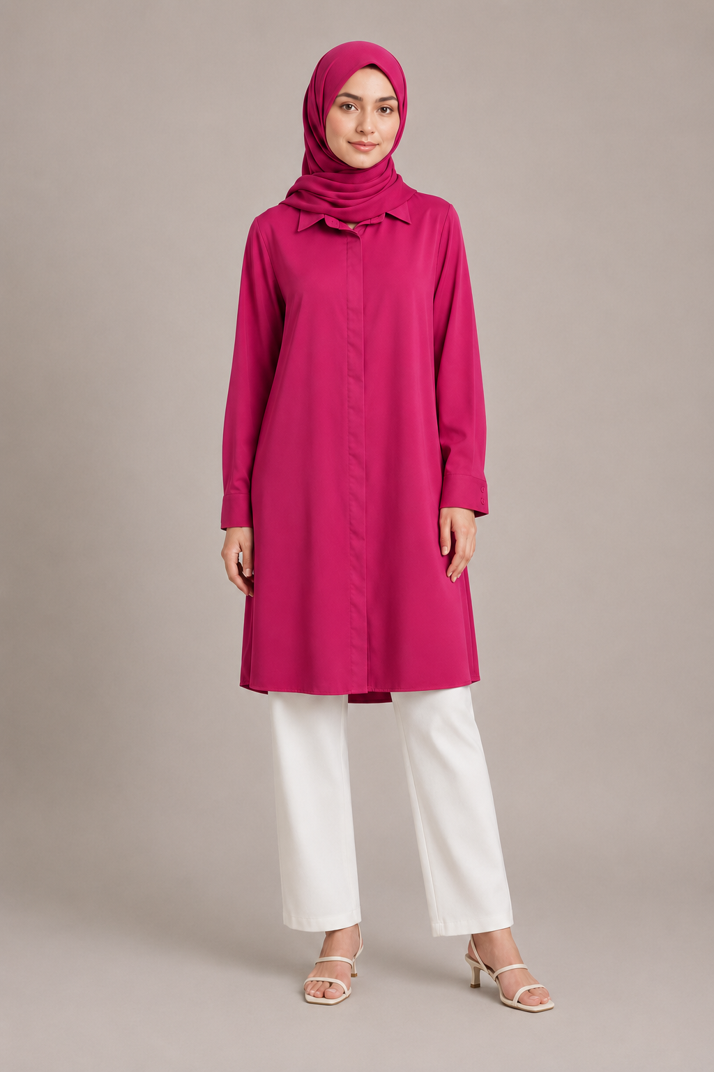 Business Casul Long Shirt