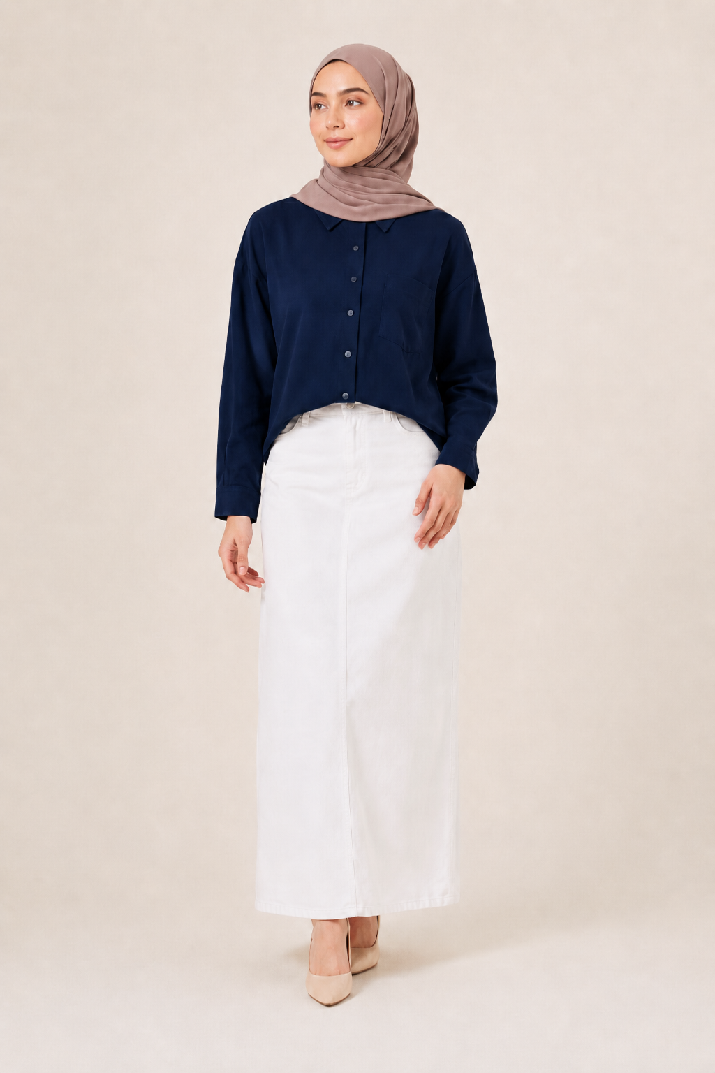 Three Pieces Skirt Casual Set