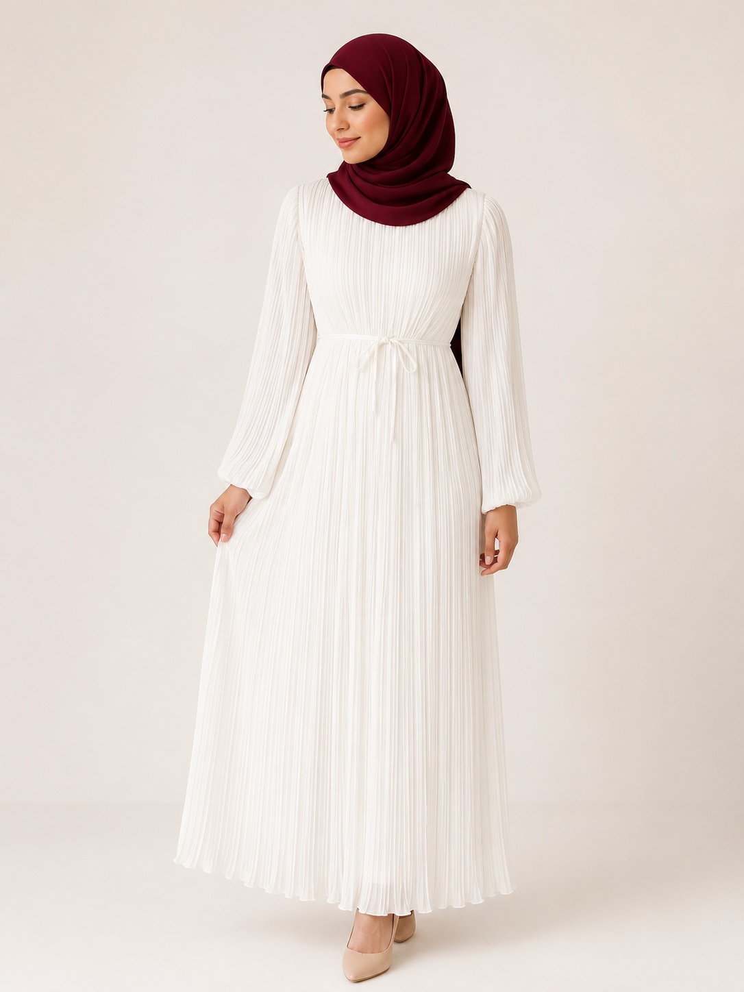 Modest Crinkle Dress