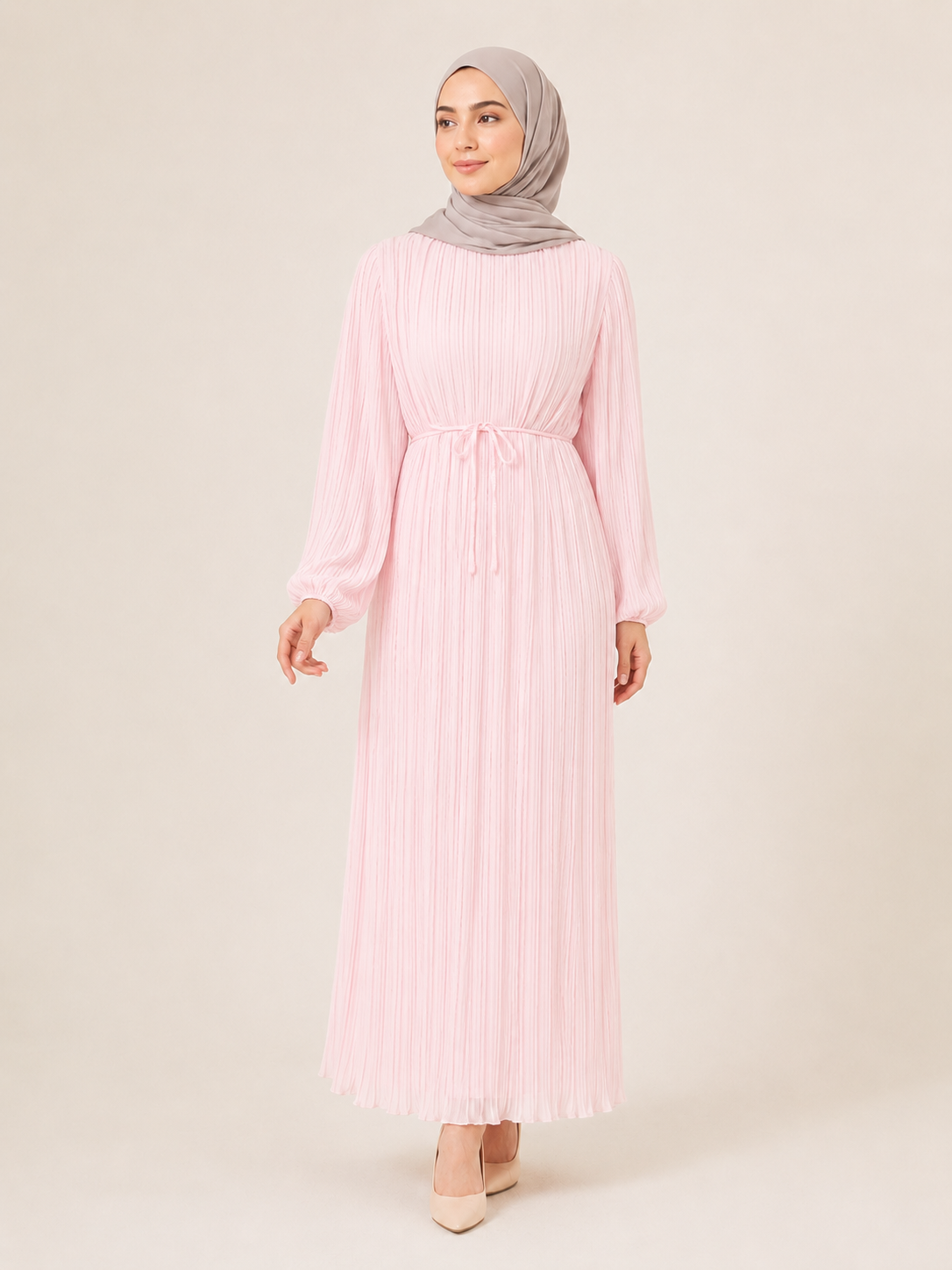 Modest Crinkle Dress